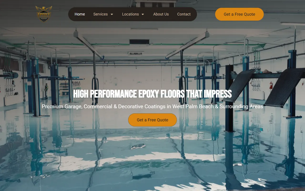 Screenshot of epoxyveterans.com