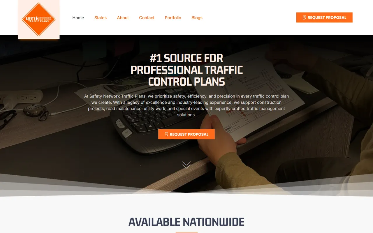 Screenshot of safetynetworkplans.com