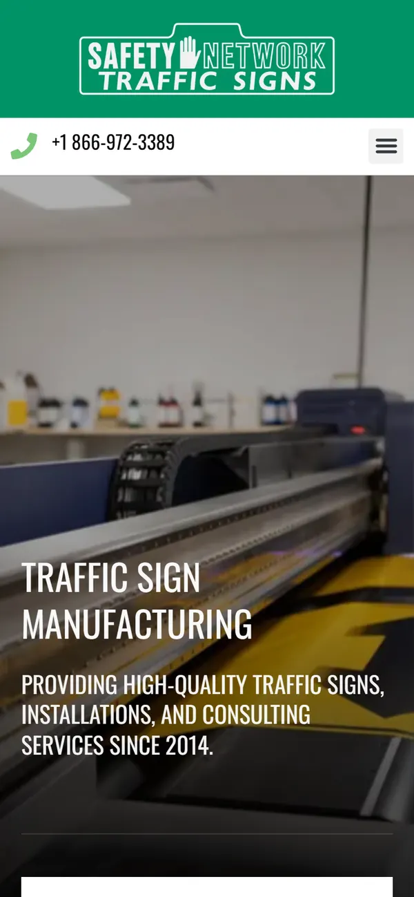 safetynetworksigns.com on a phone