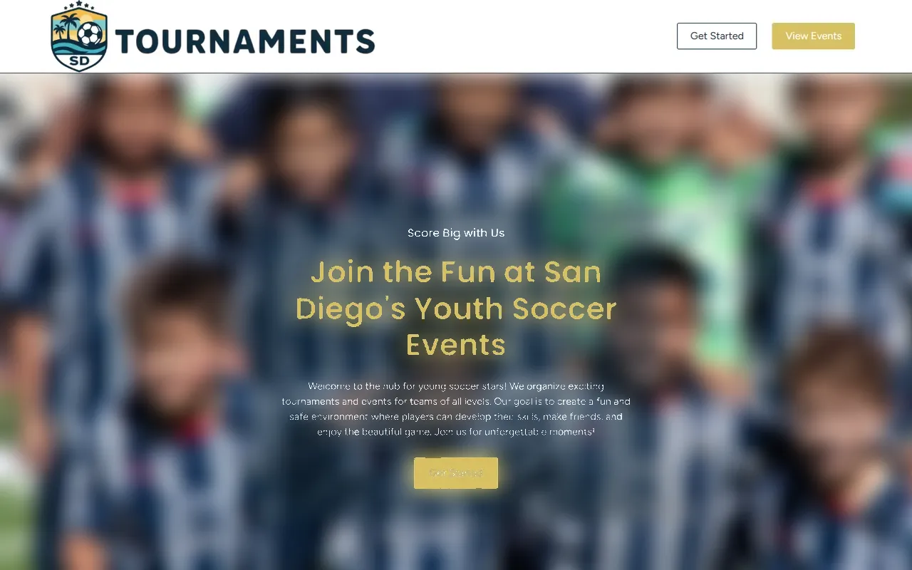 Screenshot of sdtournaments.com