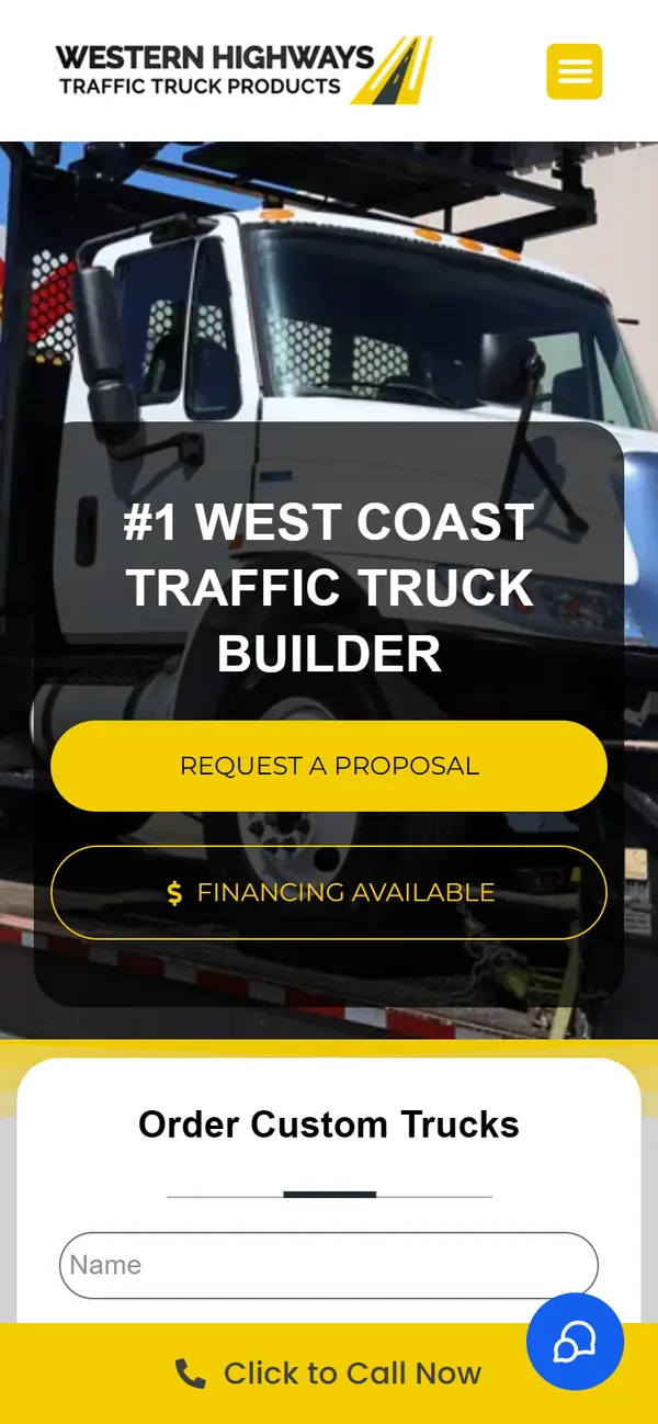 westernhighwaystrafficsafety.com on a phone
